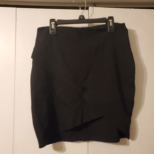 Black bodycon skirt